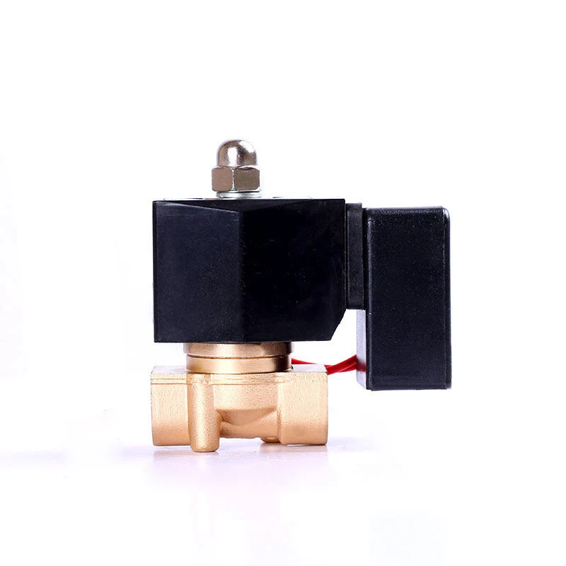 

3/8" Normally Closed Brass 24VDC 12VDC 110VAC 220v Non Hot Solenoid Valve For 24 hours Working Solenoid Valve