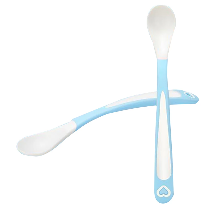 

2PCS/Set Temperature Heat Sensing Baby Spoon Safety Infant Newborn Feeding Tool Baby Care Lot Soup