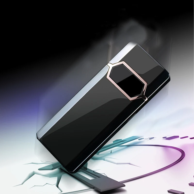 New Double Plasma Arc Lighter Windproof Electronic USB Recharge Cigarette Smoking Electric Light for Men | Дом и сад