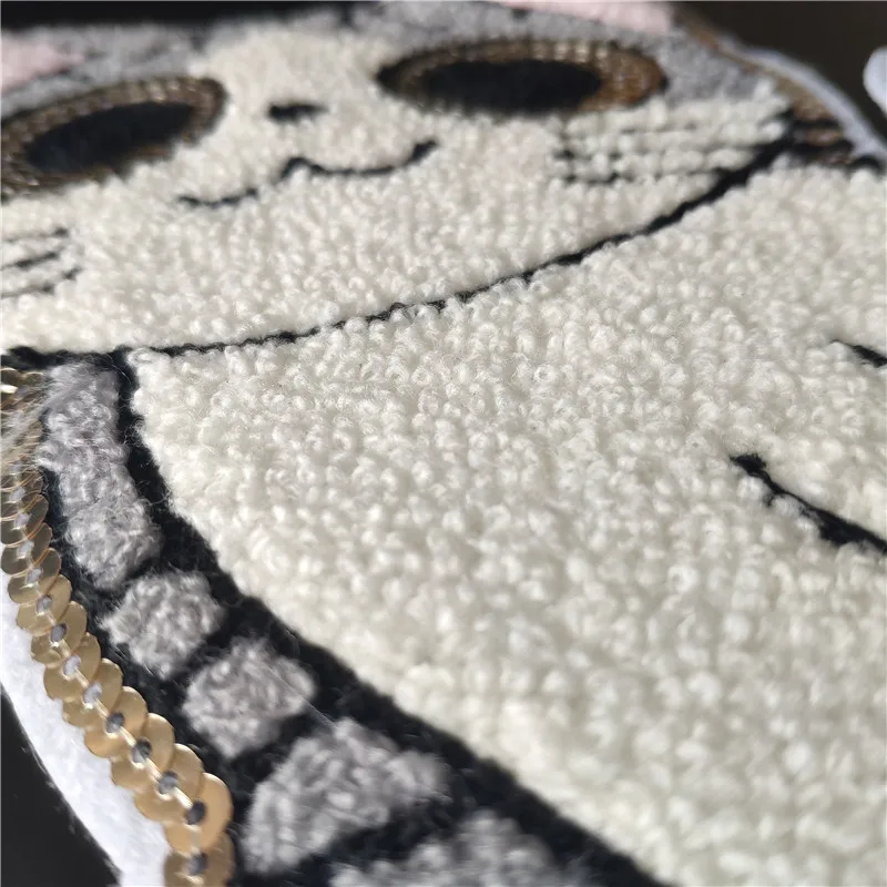 Нашивки с животными для одежды сделай сам 25 см байкерские нашивки кошками