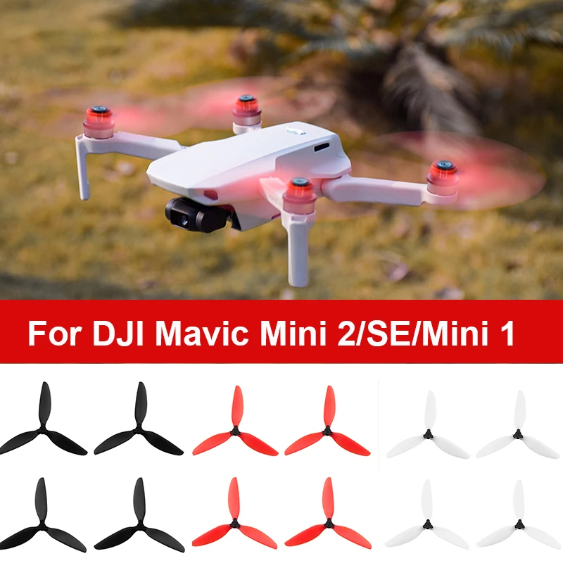 Сменные лопасти для дрона DJI Mini 2/SE Mavic мини-пропеллер складные с тремя лопастями -