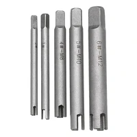 5pcs m5 m12 damaged screw tap extractor guide set broken screw tap remover tool wrench set drill bit