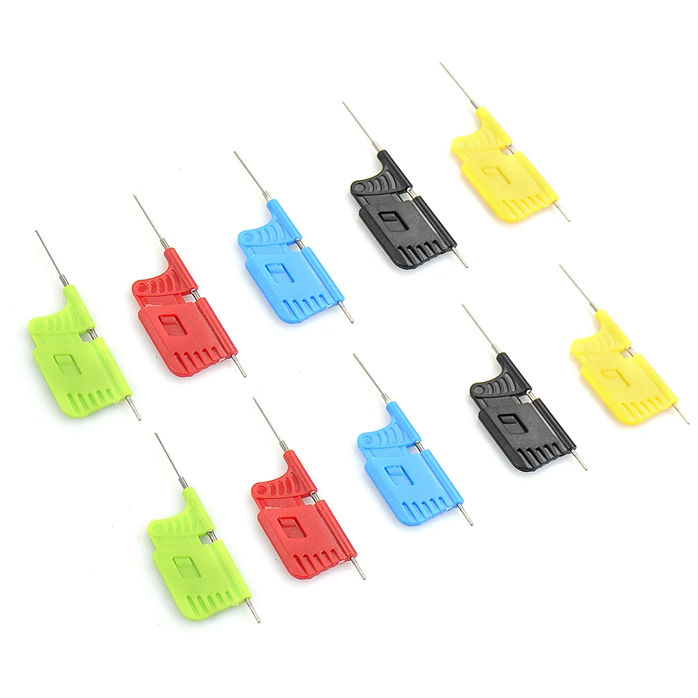 10 шт./компл. высококачественный зажим micro IC SOP/SOIC/TSSOP/TSOP/SSOP/MSOP/PLCC QFP SMD Chip pin CLIP DIP mini chip - Фото №1