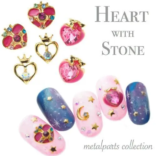 Матросские аксессуары в стиле Сейлор Мун 100 шт. украшения для дизайна ногтей