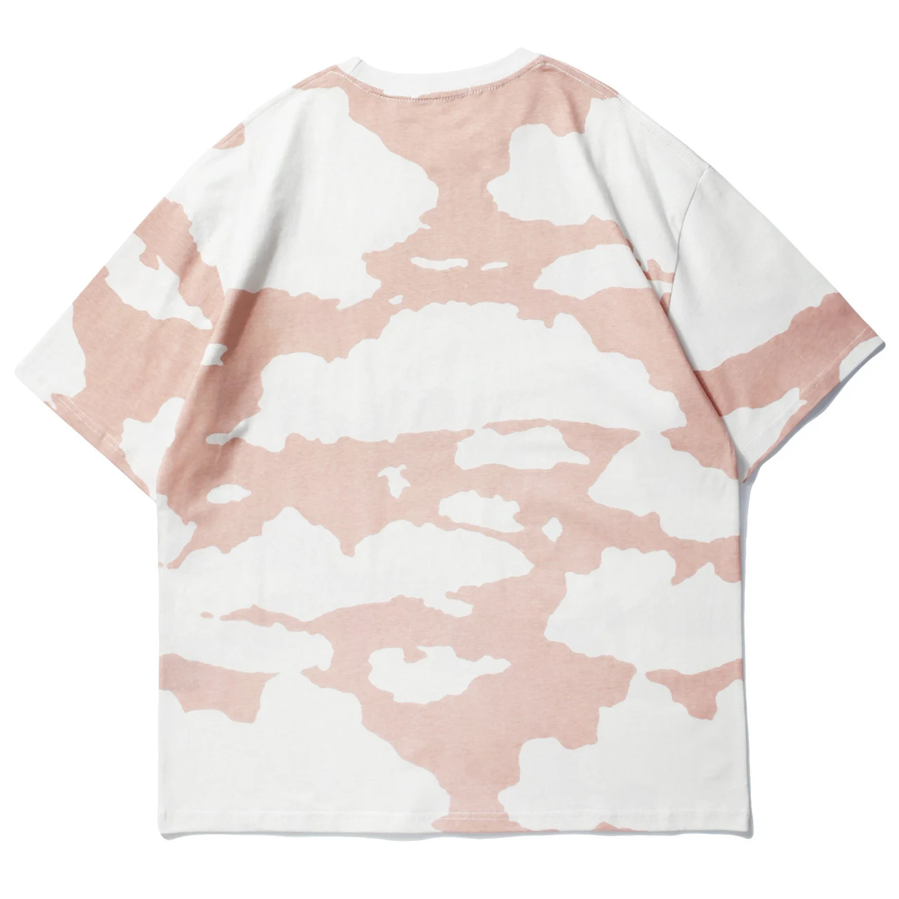 

LACIBLE Hip Hop T-Shirt Men Full Clouds Print Streetwear Tshirts Cotton Summer Short Sleeve Summer Tees Oversize 2021 White Tees