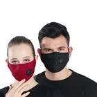 Хлопковая дышащая многоразовая маска для лица против пыли Защитная многоразовая маска для рта с фильтром PM2.5 регулируемые маски