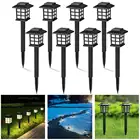 Уличные Водонепроницаемые светодиодные фонари для дорожек на солнечной батарее, наземные фонари для сада, двора, забора, дорожек, подъездной дорожки, освещение для дорожек