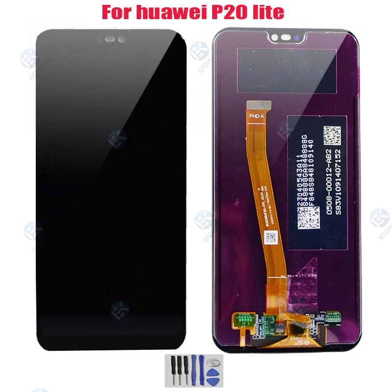Для Huawei P20 Lite ЖК-дисплей + сенсорный экран дигитайзер 5 9 дюймов для ANE-LX1 L21 NOVA 3e Lcd с