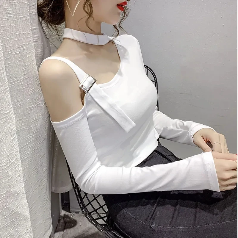 

Girls designer Irregular shirts summer cotton womens tops breathable long sleeve Sheath female shirts