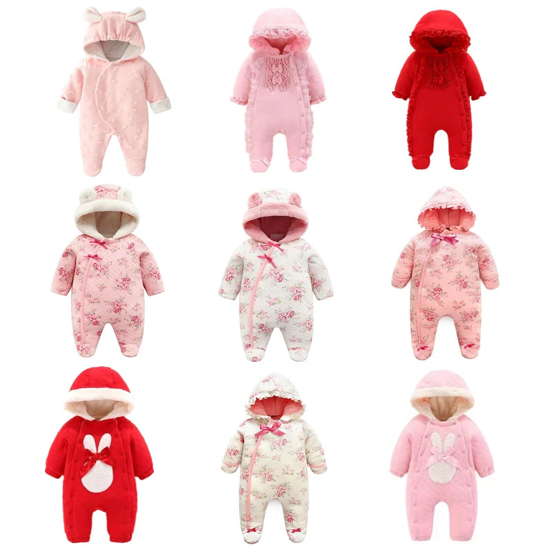 Комбинезон с капюшоном 0 2 лет для девочек и мальчиков хлопок комбинезон одежды