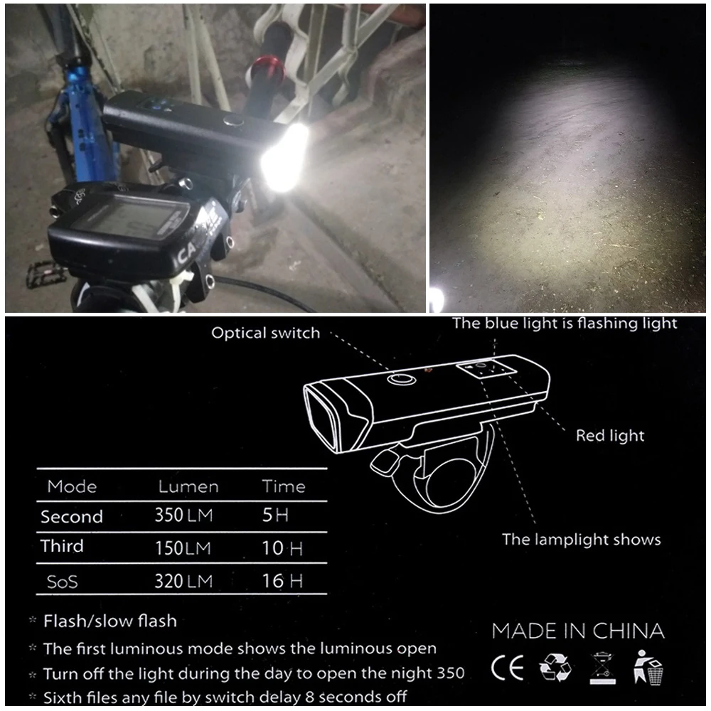 

Bicycle Lantern luces bicicleta delantera y trasera swiatlo rowerowe led bicycle light usb mtb accessories accesorios bici