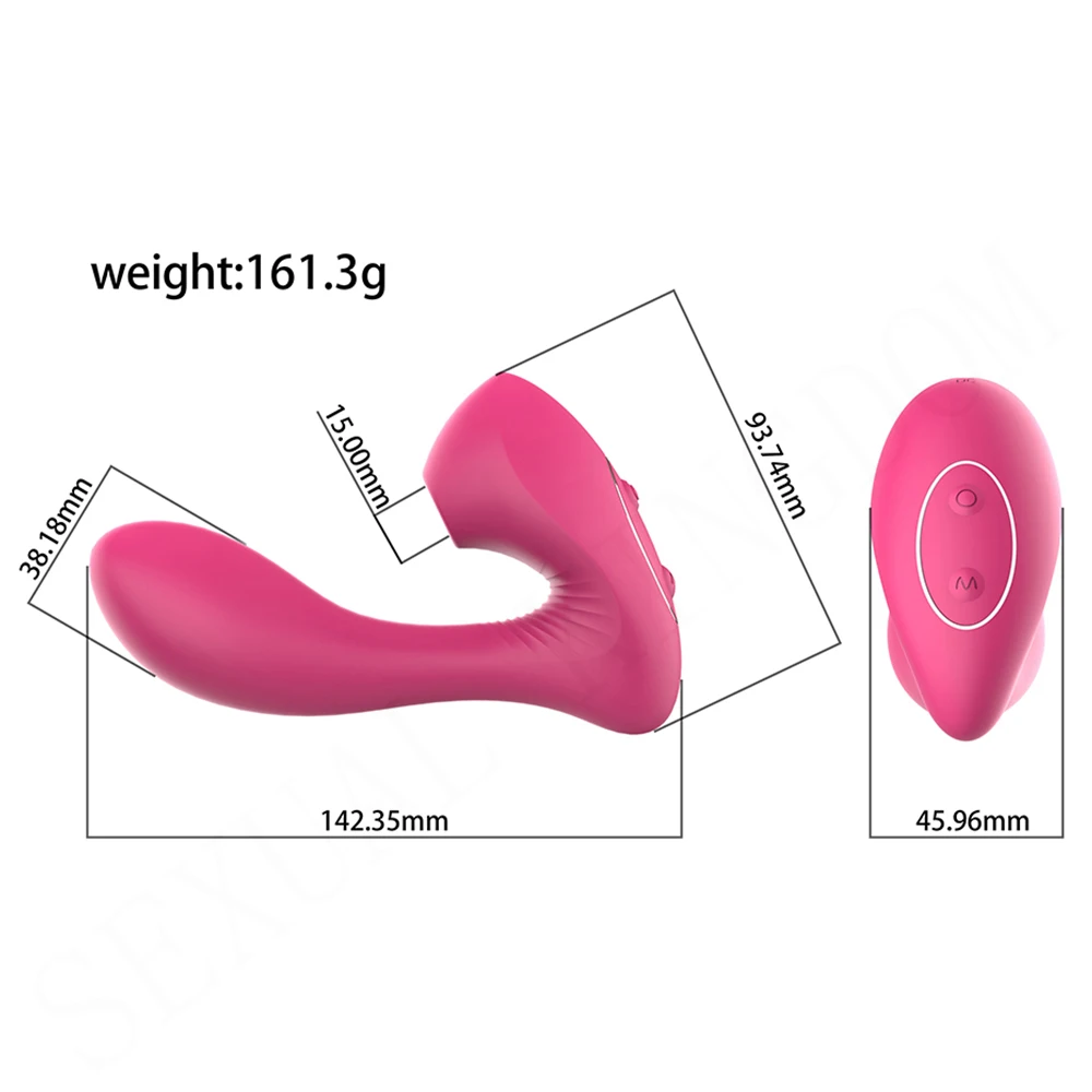 Силиконовый вибратор для стимуляции клитора с двойным током|Секс-игрушки