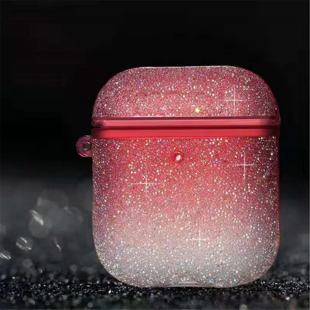 Роскошные блестящие Swarovski Алмазные беспроводные bluetooth наушники чехол для Apple AirPods 1 и 2 Чехлы для Airpods защитный чехол