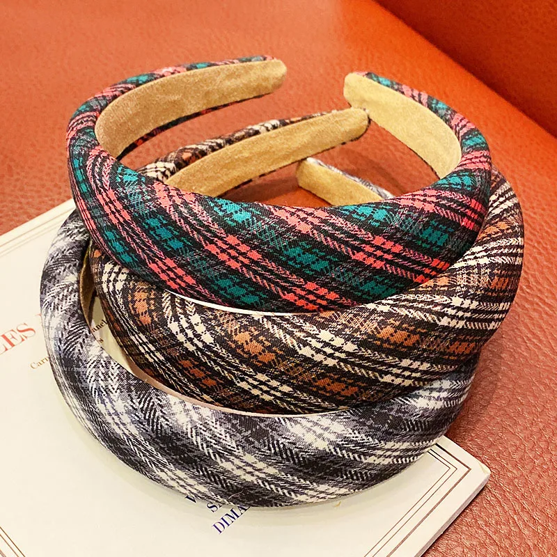 Новинка Женские винтажные элегантные полосатые резинки для волос в этническом
