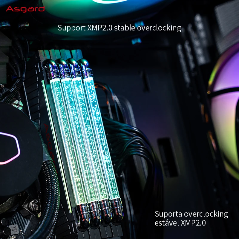Оперативная память Asgard RGB DDR4 16Gx2 3600 МГц 4000 W3 2 0 серии ddr4 двухканальная Память DIMM для