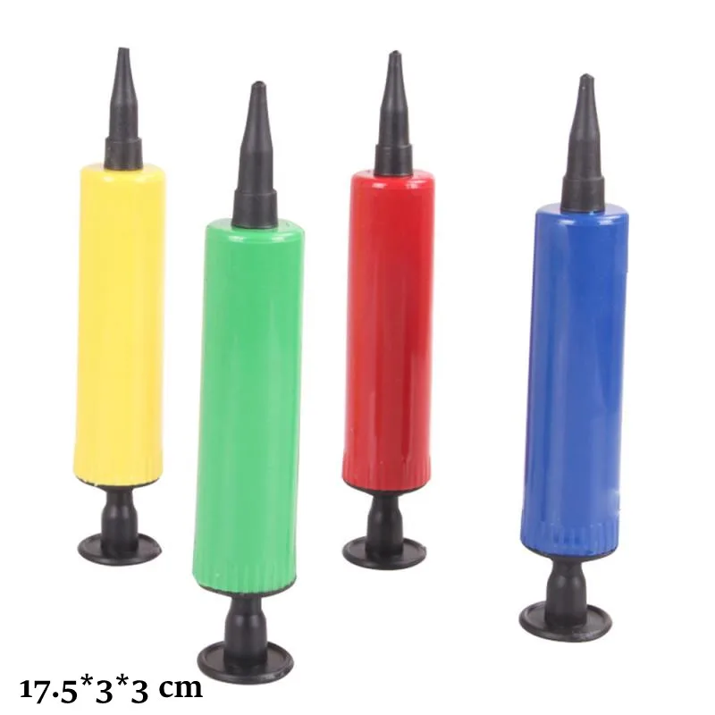 

Balloon Pump Balloon Accessories Hand Push Inflator Air Pump Portable Balloon Pump Plastic Hand Held Needle Party Supplies