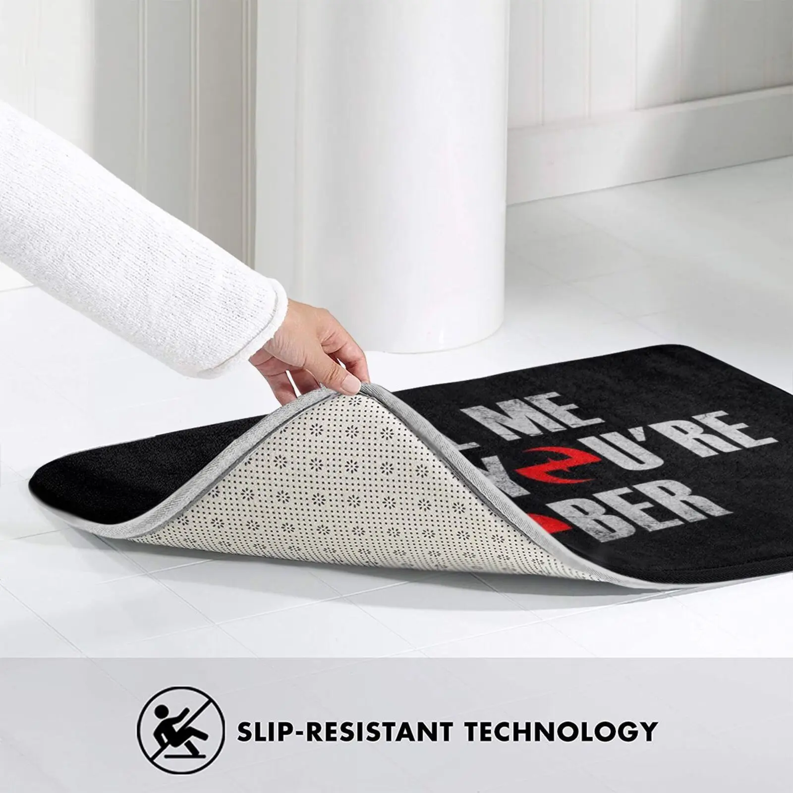 Коврик с надписью Call Me когда вы трезвы коврик подушка мягкое обезболивание