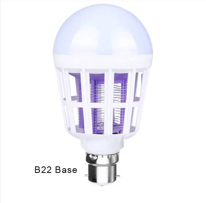 B22 15W-220V 15W E27/B22 Светодиодный светильник от комаров 175 V-220 V светодиодный Электрический светильник от комаров для сна - Цвет: B22 15W-220V