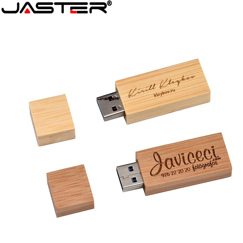 USB флешка Usb 2 0 с деревянным логотипом JASTER Walnut 64 ГБ 4 8 16 32 ГБ|USB флэш-накопители| |
