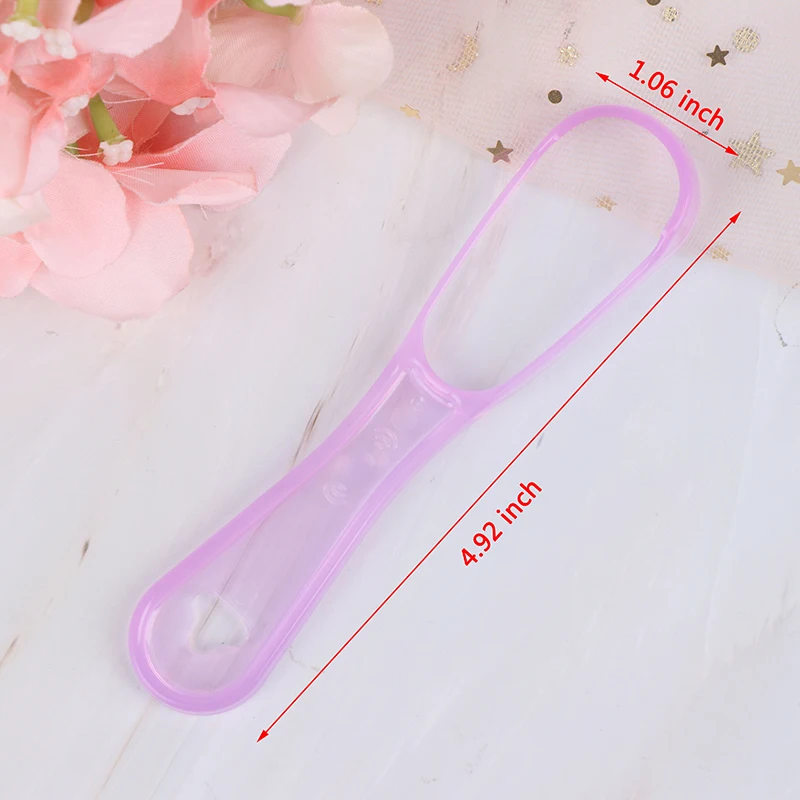 

1pcs Mouth Hand Scraper Brush Cleaning Tongue Scraper Cleaner Dentalcare Oral Hygiene 5 Colors