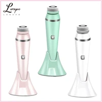 facial cleansing brush electric silicone cleaning 4 in 1 cleaning brush brush face wash brush rotating massage to face massage