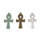 10 шт. тибетский серебряныйБронзовыйвердигр Анкх символ жизни крест подвески для DIY браслеты ожерелья серьги ювелирные изделия