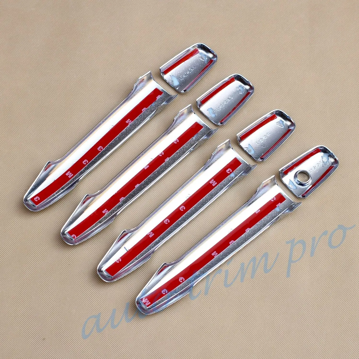 Хромированные дверные ручки защиты литье Крышка отделка Подходит для Mitsubishi Outlander