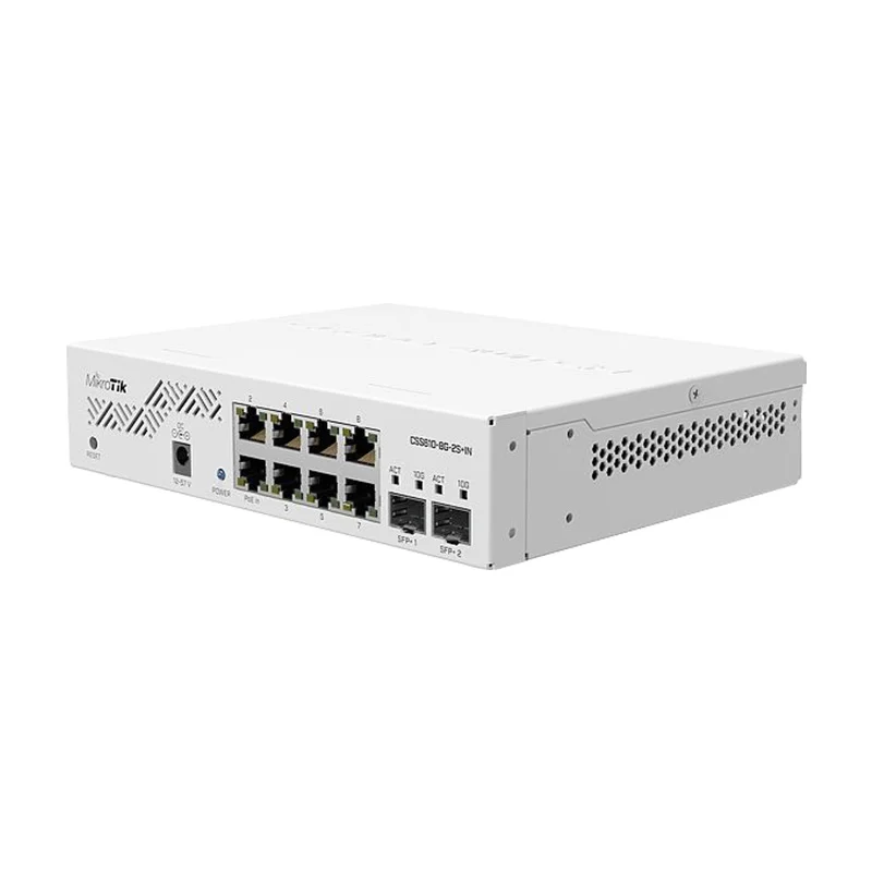 Buy Mikro Tik CSS610-8G-2S+IN Ten-port Intelligent Network Management 10G switch Cloud Smart x8 GE T(X) + x2 SFP+ FX on