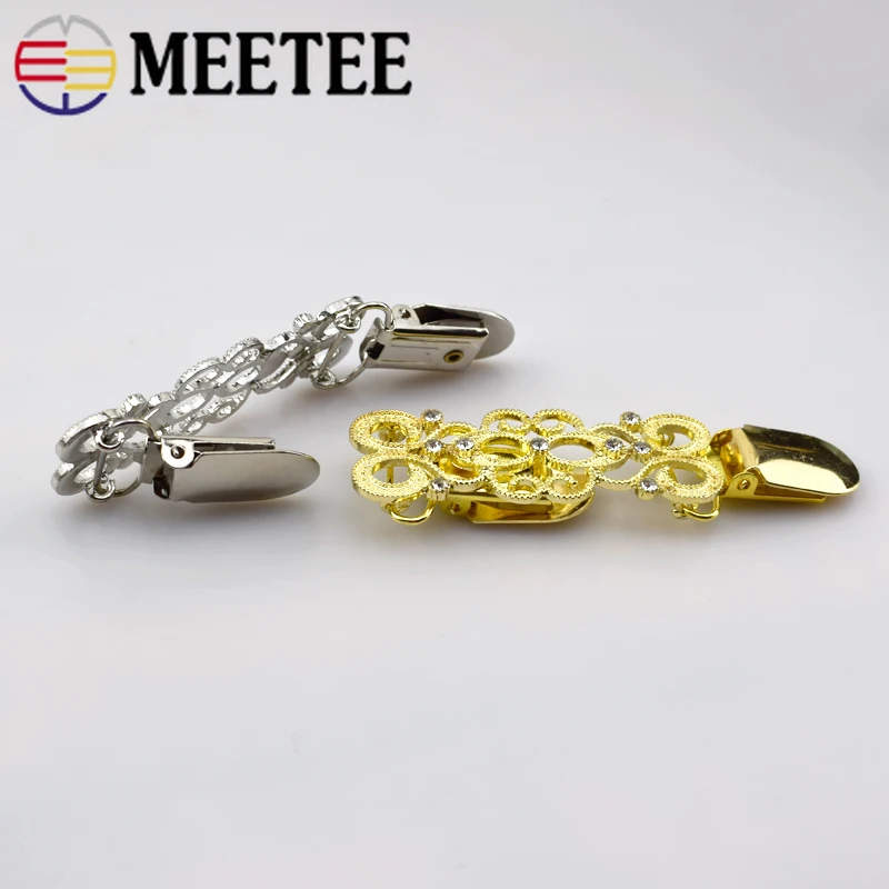 Стразы рубашка с пряжкой свитер воротник утка клип для одежды украшения