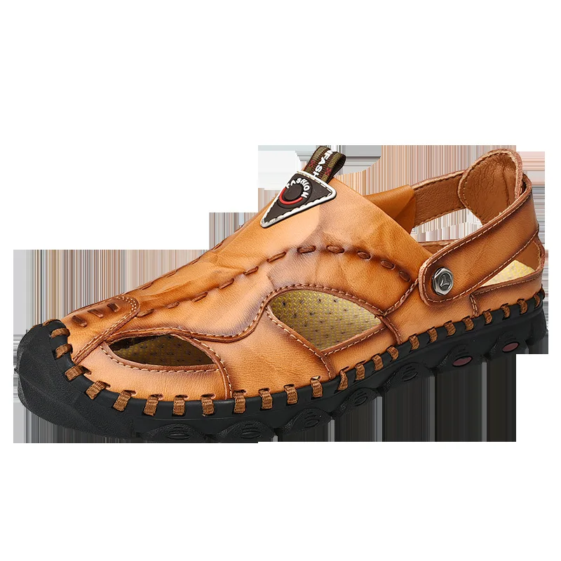 Мужские повседневные сандалии коровья кожа гладиаторы | Обувь