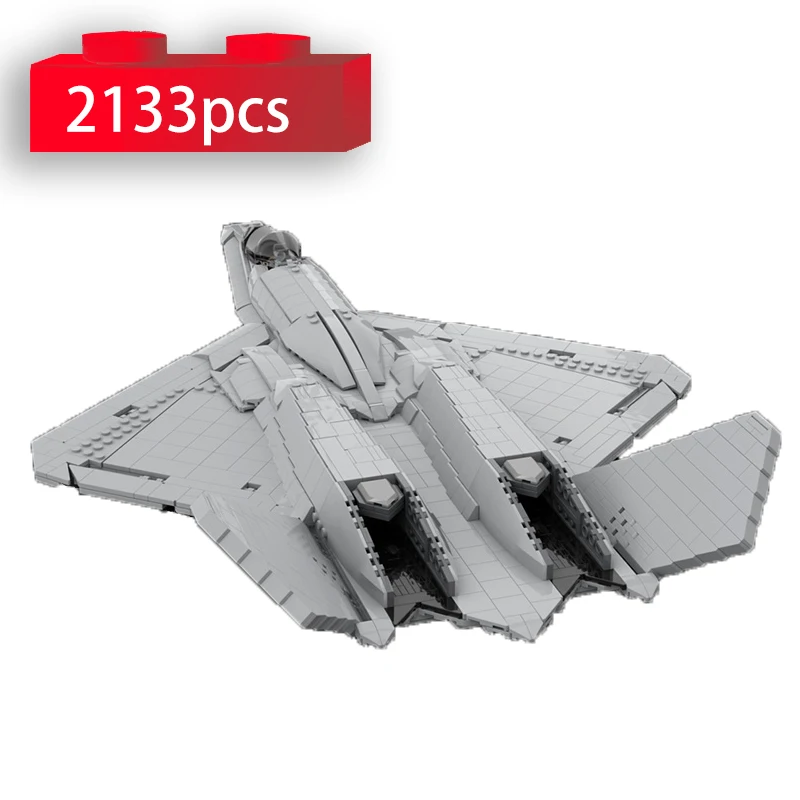 

YF-23 Черная Вдова истребитель большие строительные блоки с трёхмерными чертёжами кирпичи комплект развивающие хобби, игрушки для детей, под...