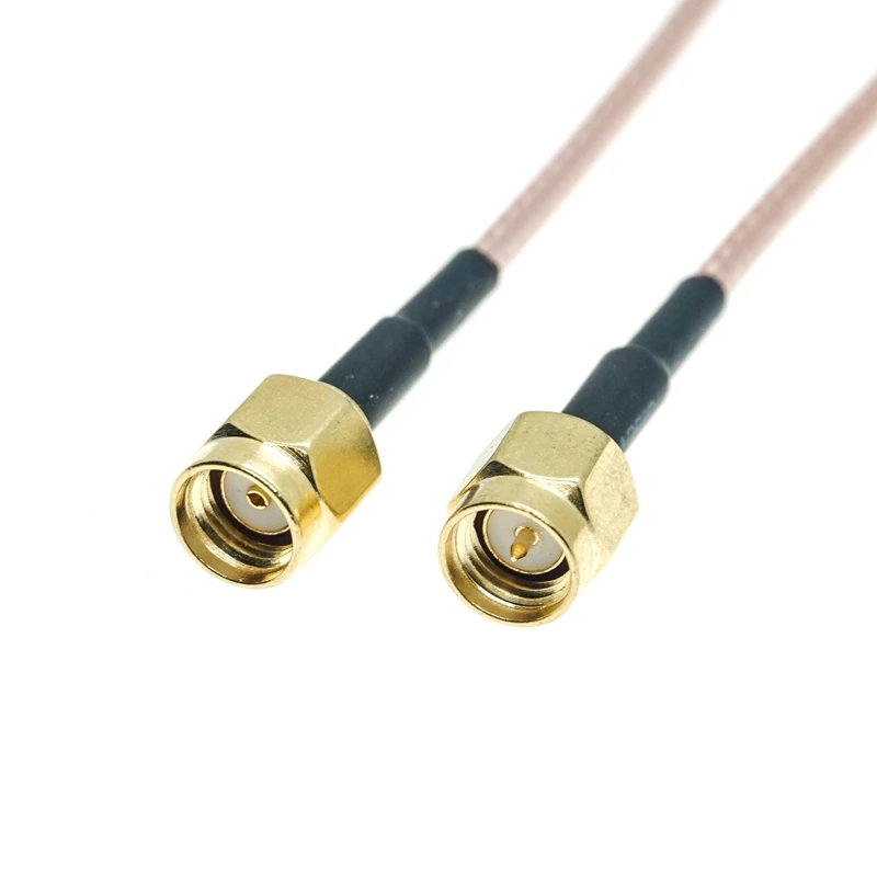 

SMA male to RP-SMA male plug RG316 RF Pigtail Coax Coaxial Cable 50ohm
