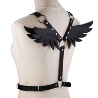 wings leather harness bondage halterneck beach collar gothic waist shoulder necklaces sexy statement party jewelry gifts