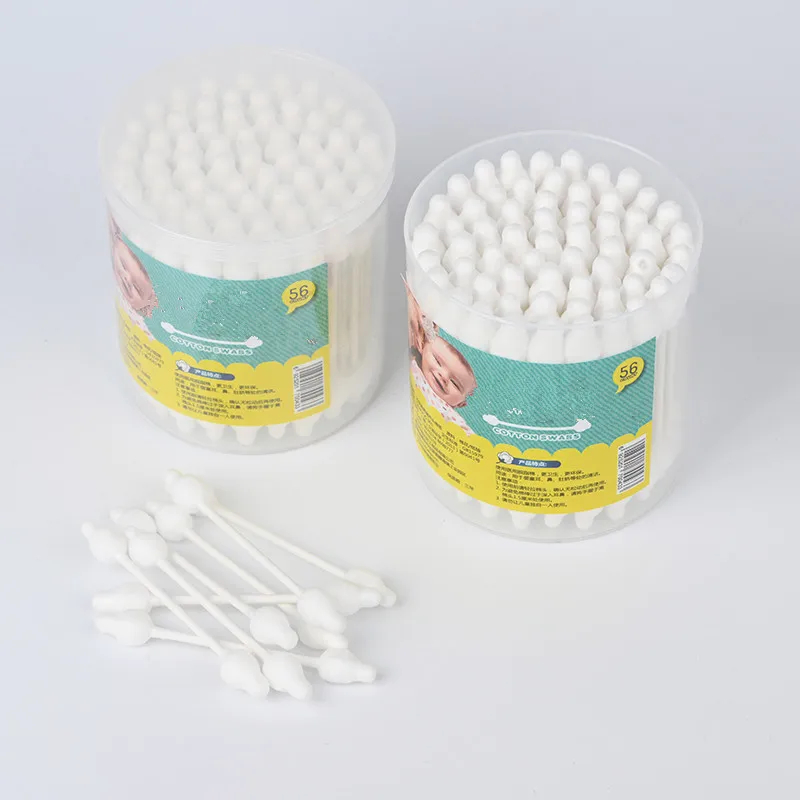 56 шт. безопасные детские ватные палочки в форме тыквы чистые уши для здоровья