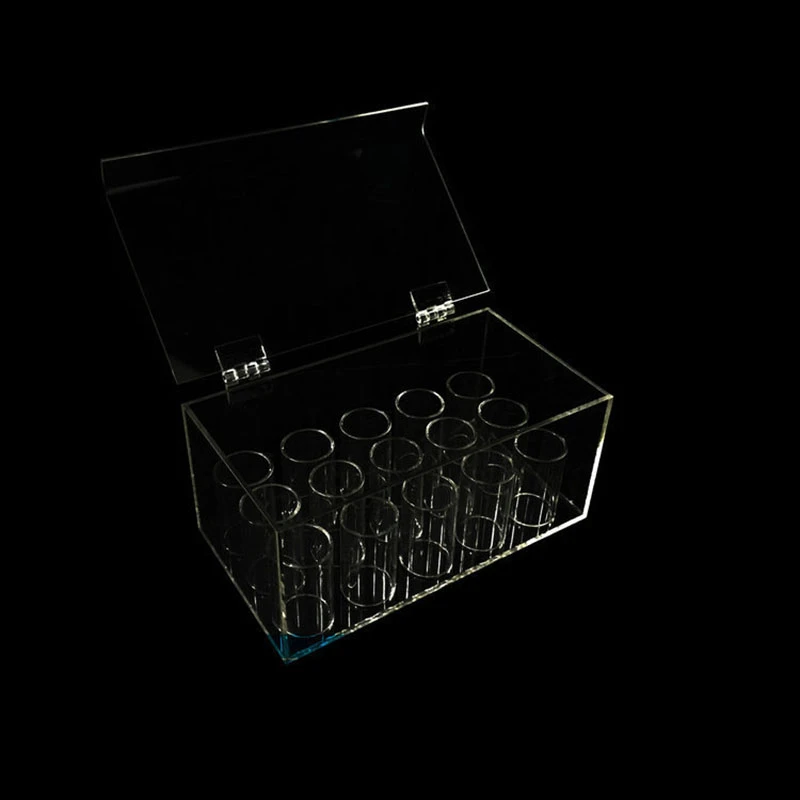 Free shipping 15 holes/box Dental Ligature Tie Case Holder 15hole Transparent Store Box | Красота и здоровье