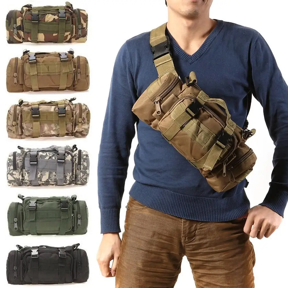 

High Quality Tactical Waist Pack Belt Bag Military Molle Pouch Wallet Camping Outdoor Camping Medical Kits Bags Aid survive Kit
