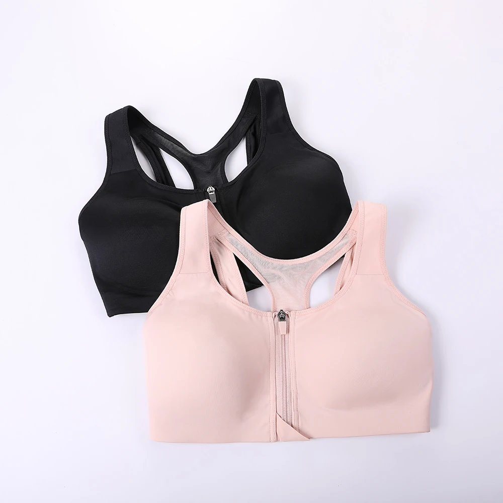 Женский спортивный бюстгальтер SYROKAN бюстгальтер-борцовка на молнии спереди без