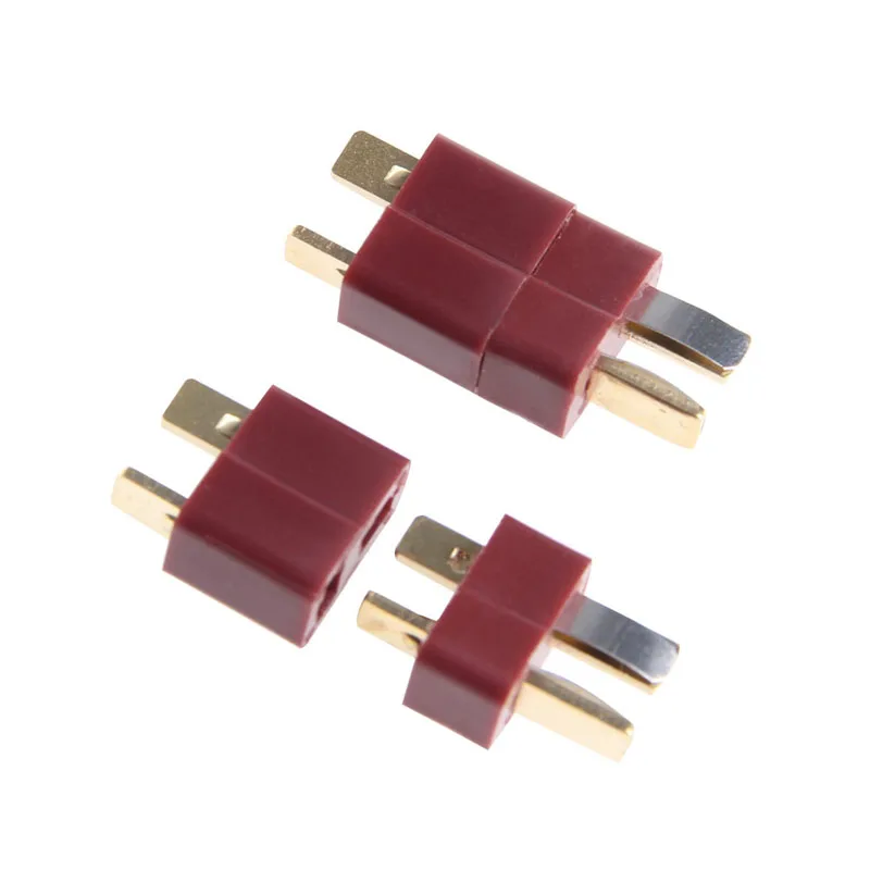 

NEW 10 Pairs T Plug Male & Female Connectors Deans Style For RC LiPo Battery 634F