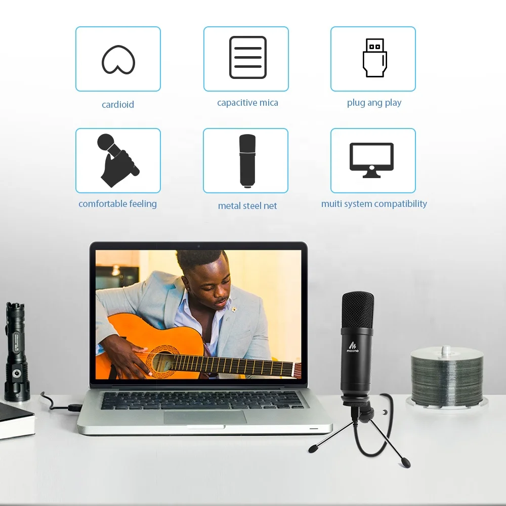 Конденсаторный USB-микрофон с высокой частотой дискретизации | Инструменты