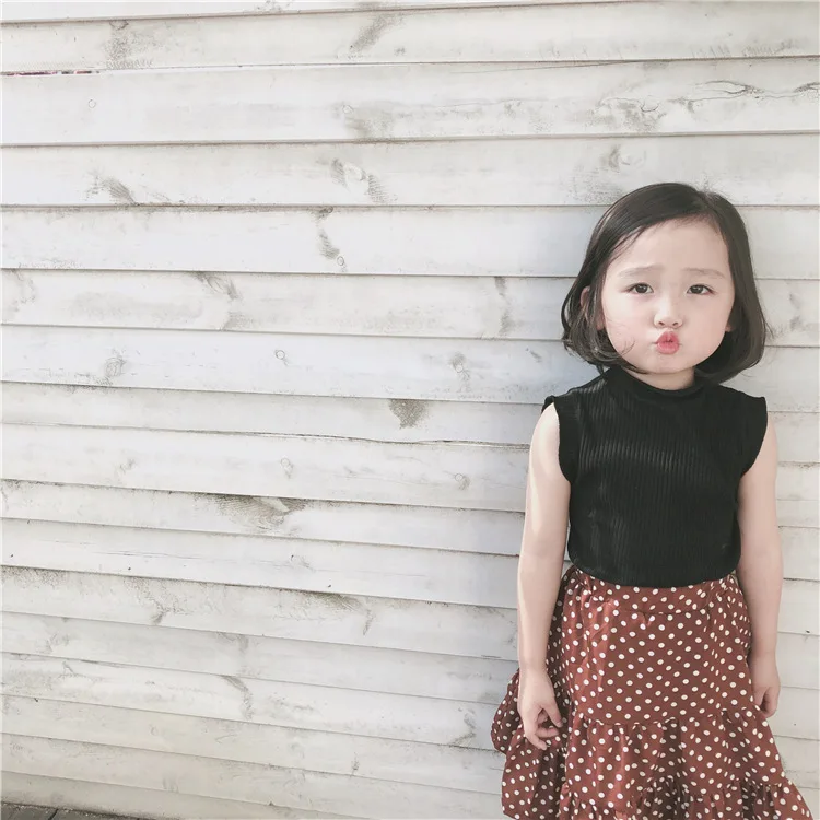 Летняя Новинка 2019 корейский разноцветный хлопковый жилет без рукавов с