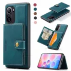 Чехол для Xiaomi Poco F3, съемный футляр для карт, чехол-книжка, Магнитный кошелек, чехол для телефона Xiaomi 11T Pro Mi11i Redmi Note 11