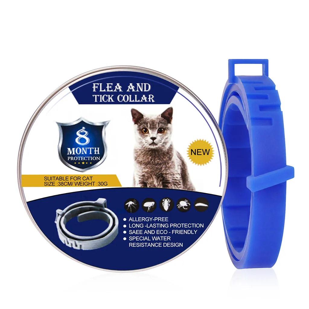 

Removes Flea And Tick Collar Dogs Cats Up To 8 Month Flea Tick Collar Anti-mosquito and insect repellent new