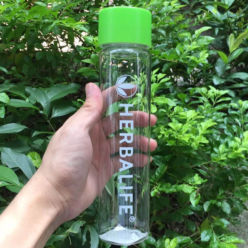 800 мл зеленый розовый Herbalife питательная посуда для напитков шейкер для протеина для кемпинга, пешего туризма, спорта, портативная велосипедная бутылка для воды - Цвет: 430ml green