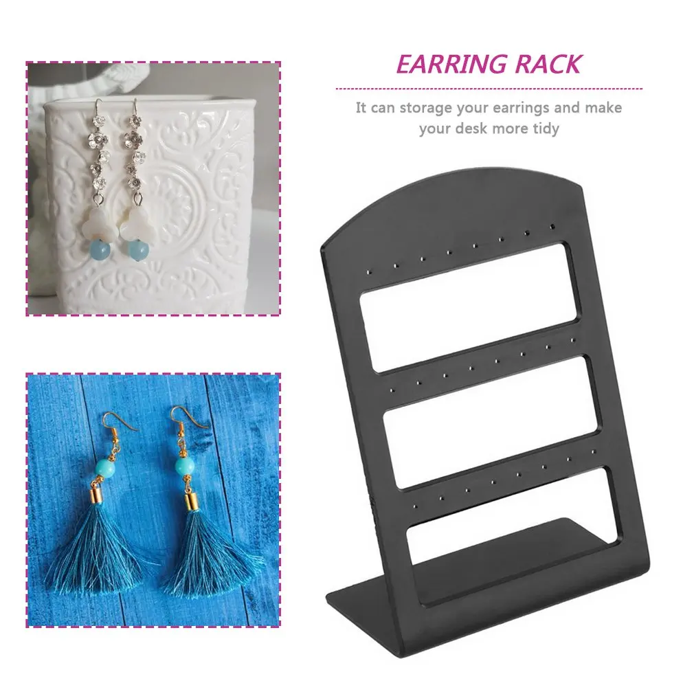 24 Отверстия для сережек выставочная стойка столешница Органайзер держатель