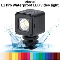 ulanzi l1 pro led light waterproof ip67 10m 5500k 200k mini video photo fill lighting for gopro action camera mobile phone