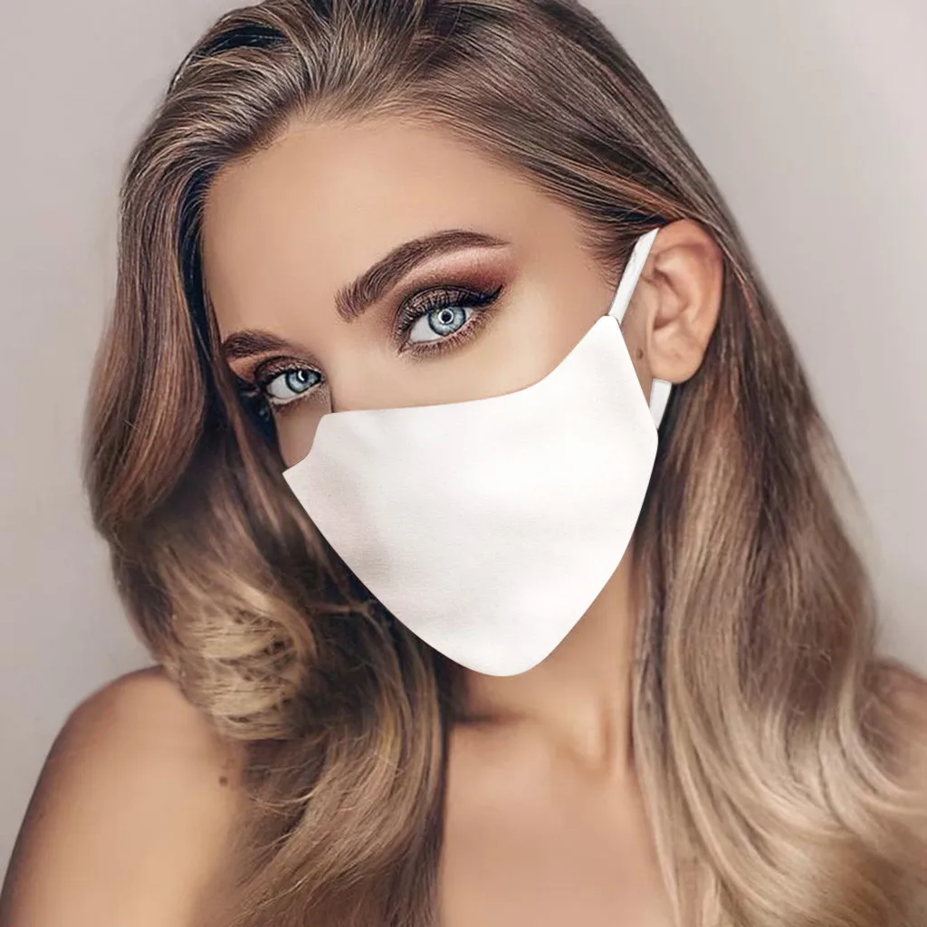 

Ice Silk Mask Anti-dust Cotton Mouth Face Mask Anti-fog Black Stereo 3d Mask Respirator Halloween Cosplay Mascarillas Mascaras