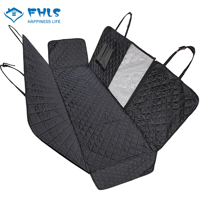 Waterproof Pet Carriers Scratch-resistant Durable Cat Dog Car Seat Cover Folding Non-slip Car Backseat Safety Protection Pad cat