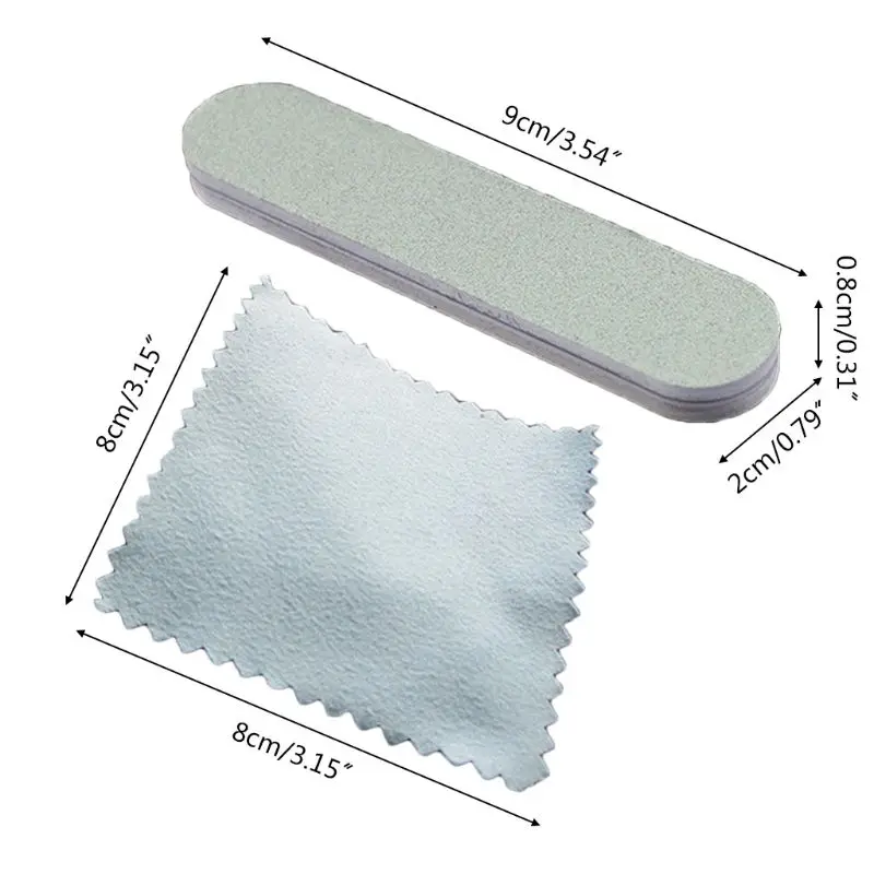 

2021 New Jewelry Polishing Cloths with Polishing Stick Silver Polish Tool Jewelry Cleaner