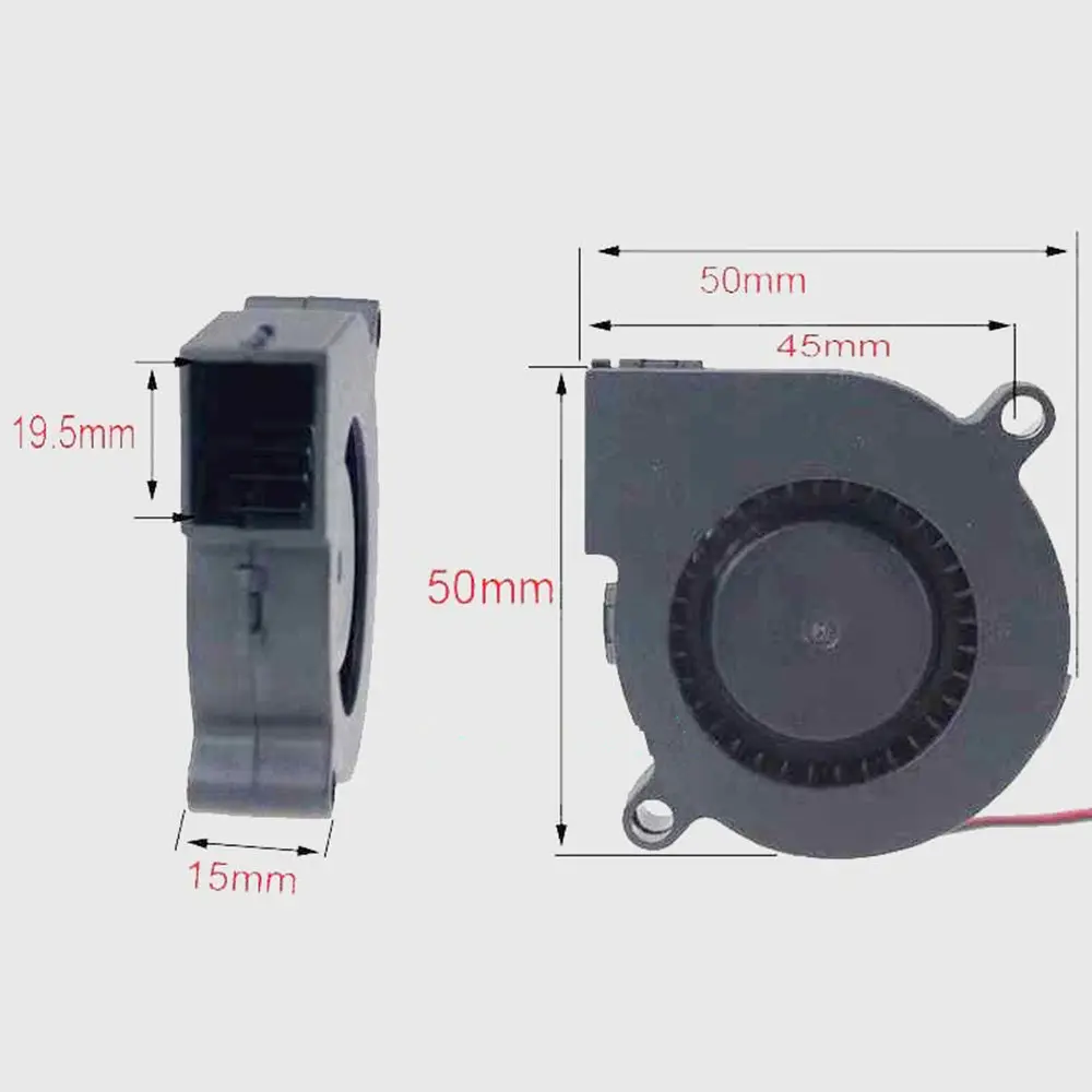 Новый оригинальный BDH5015S DC12V 2 линии для 3D принтера воздуходувка охлаждающий
