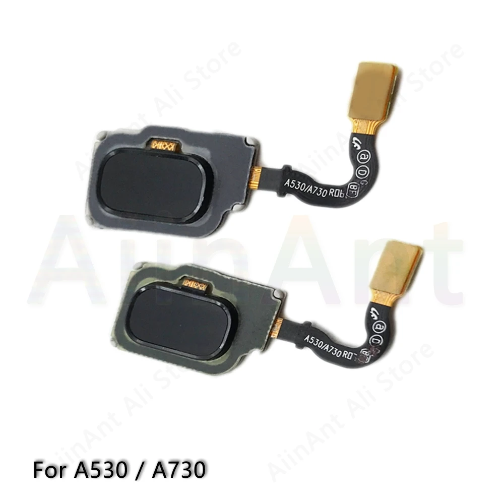 Для samsung Galaxy A5 A7 2018 A530F A730F оригинальная кнопка домой датчик отпечатков пальцев